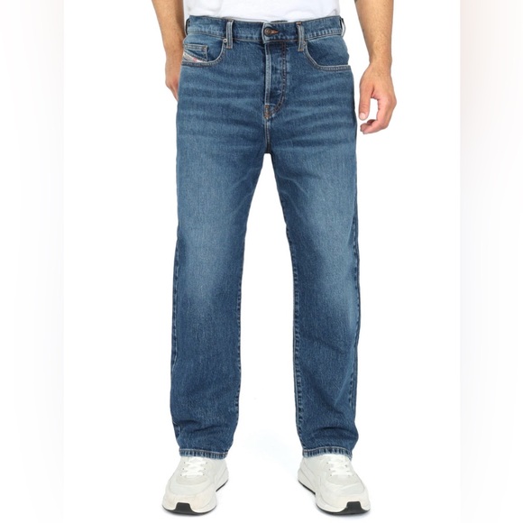 Diesel D-Viker Straight Leg Jeans 32x32 Medium Wash Authentic
